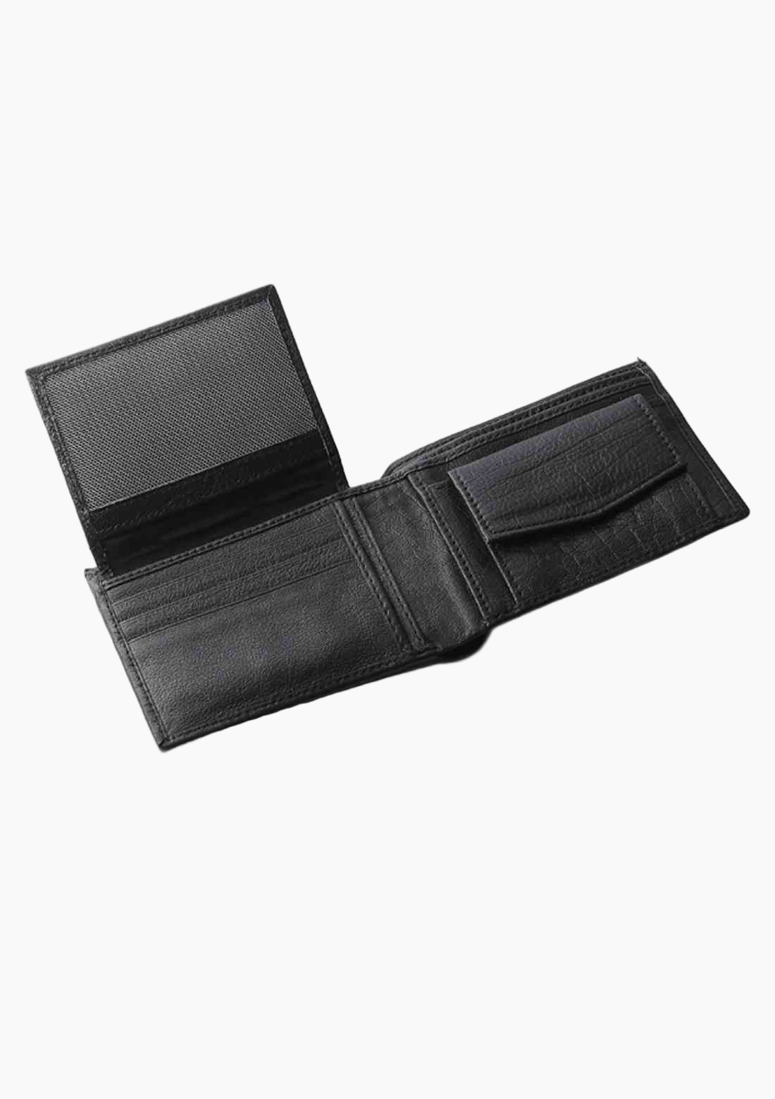 OHM Leather Coin Holder Wallet with ID Window