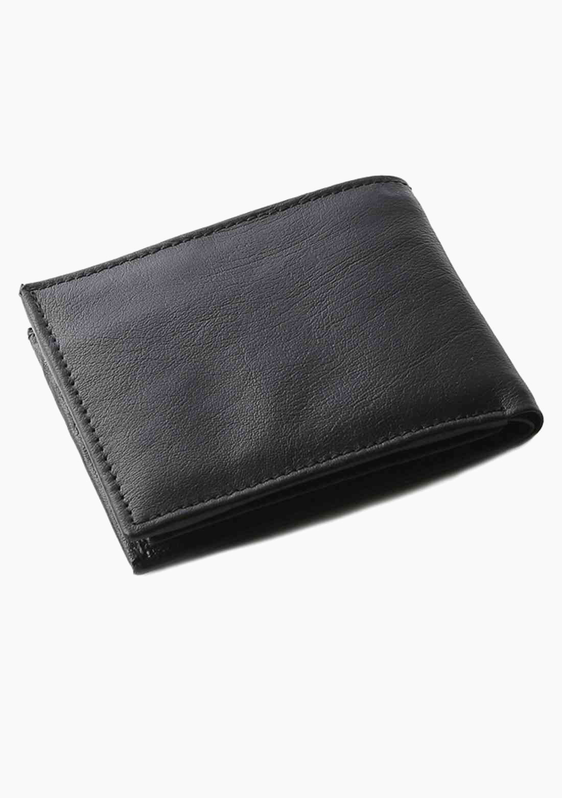 OHM Leather Coin Holder Wallet with ID Window