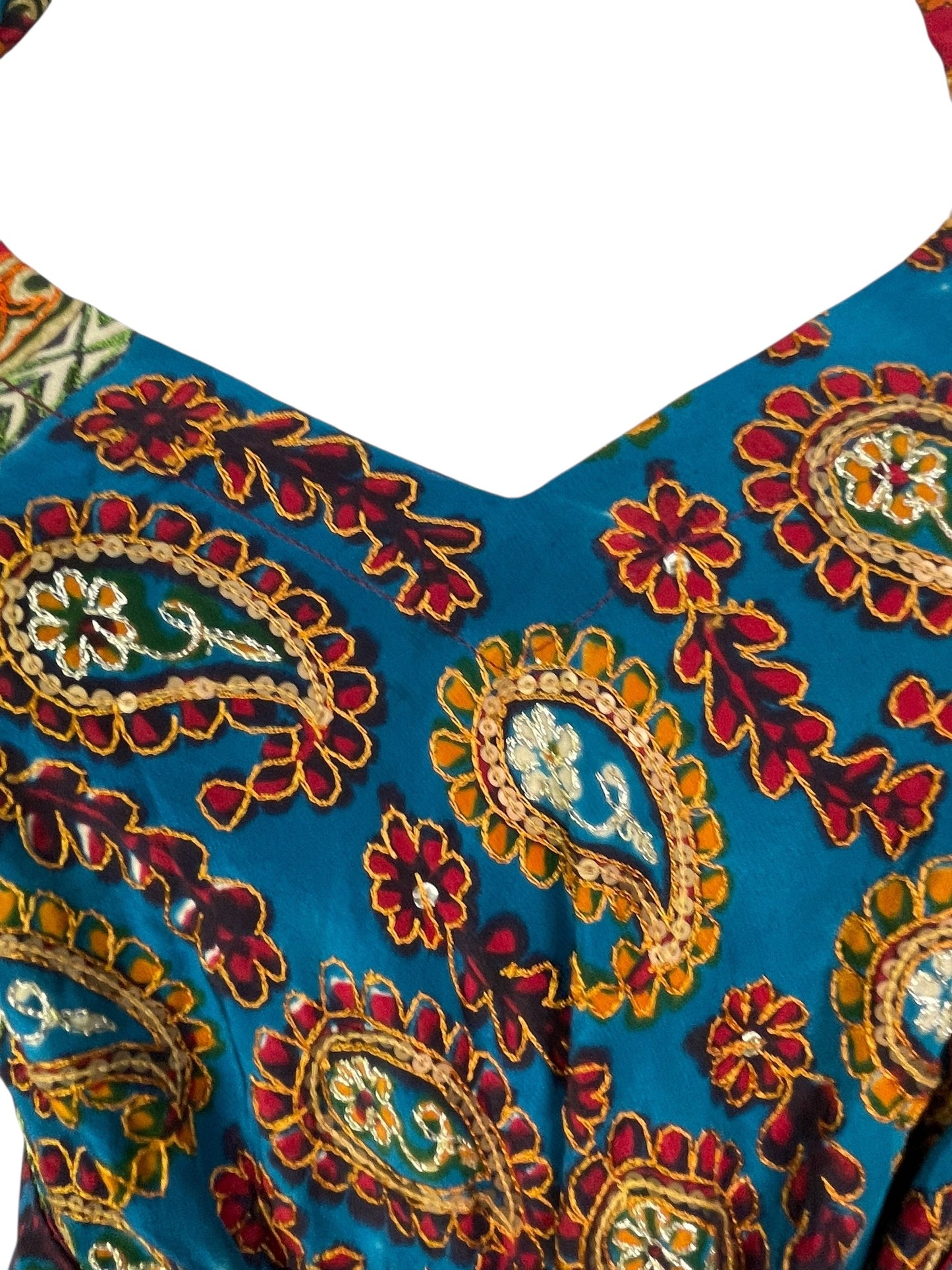 STAFF HOLD PRC7675 Avatar Pure Silk Maxi Dress with Belt