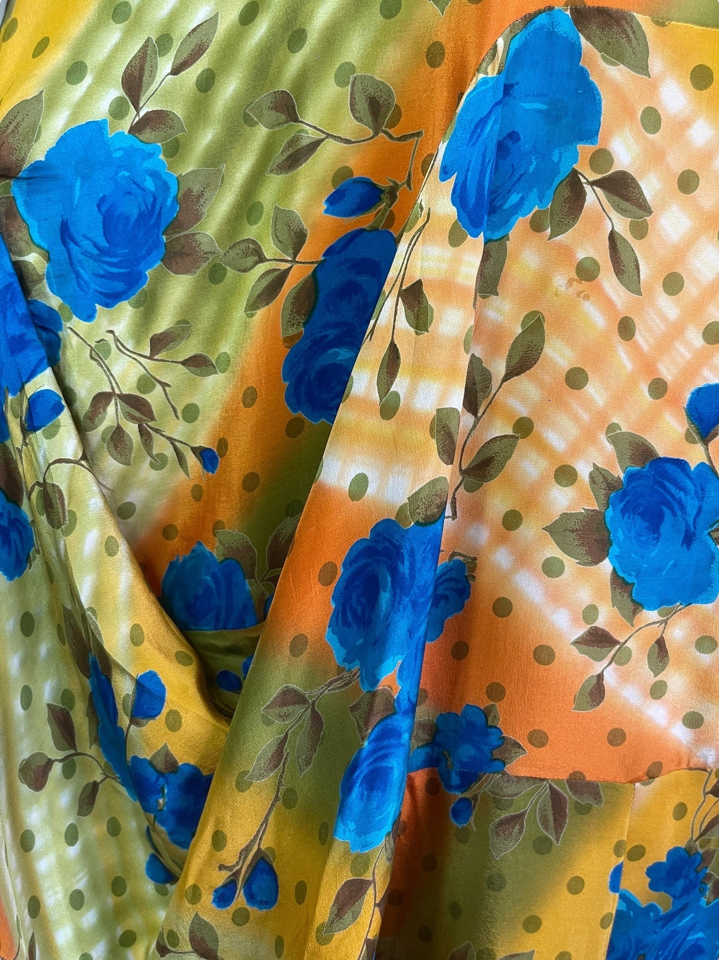 PRC7161 Avatar Pure Silk Sculptural Long Tunic Dress