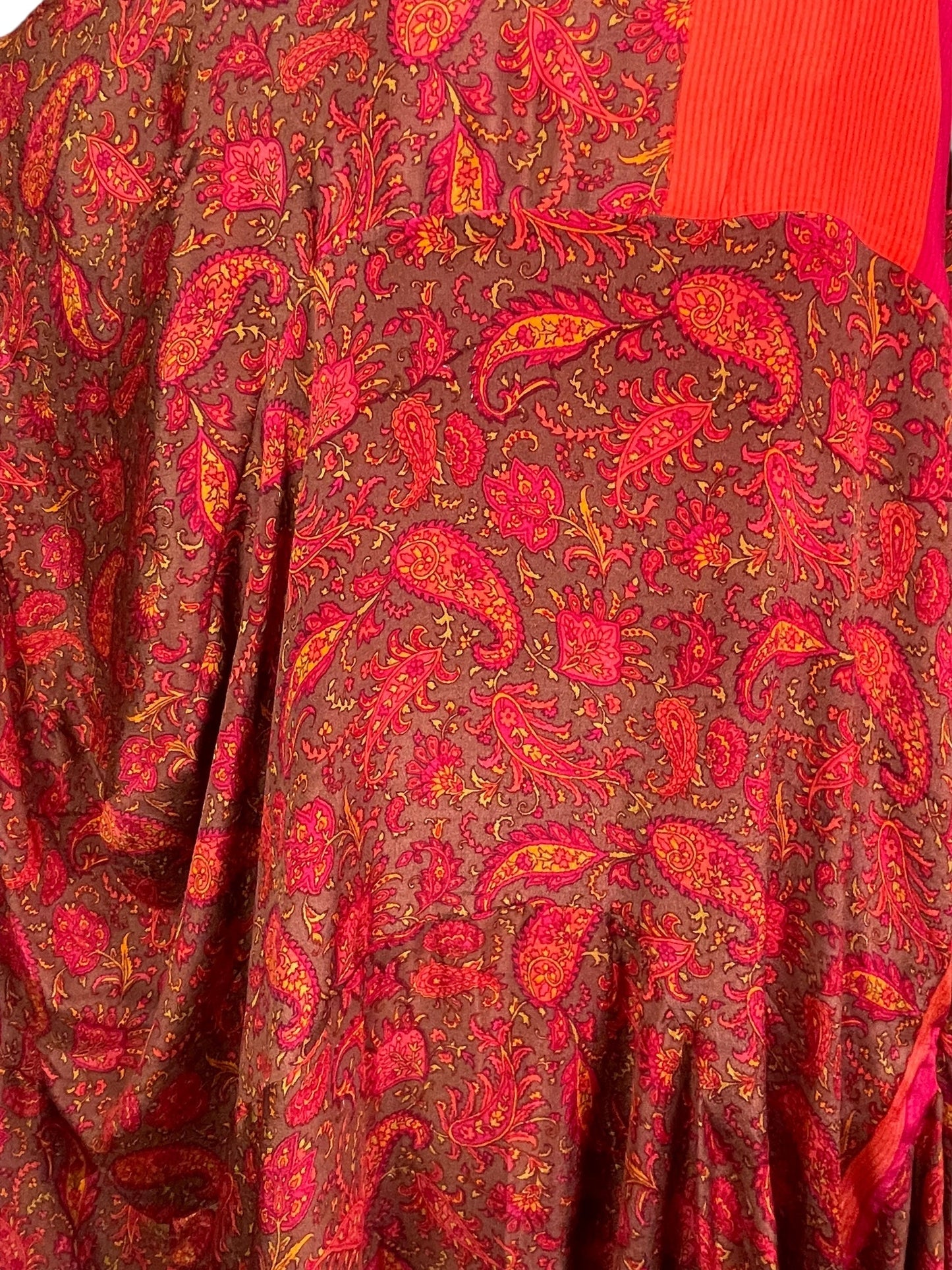 PRC7809 Avatar Pure Silk Sculptural Long Tunic Dress