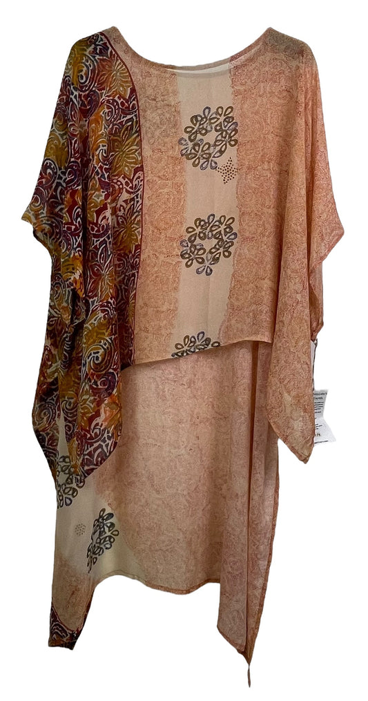 PRG7714 Sheer Avatar Pure Silk Hi Lo Top