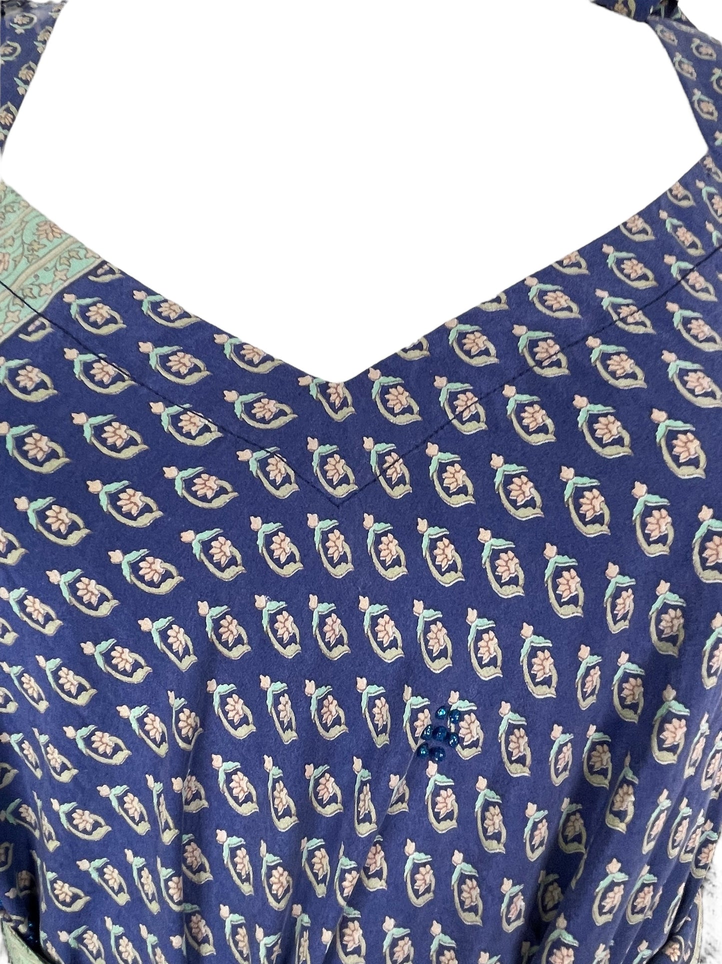 PRC7687 Avatar Pure Silk Maxi Dress with Belt