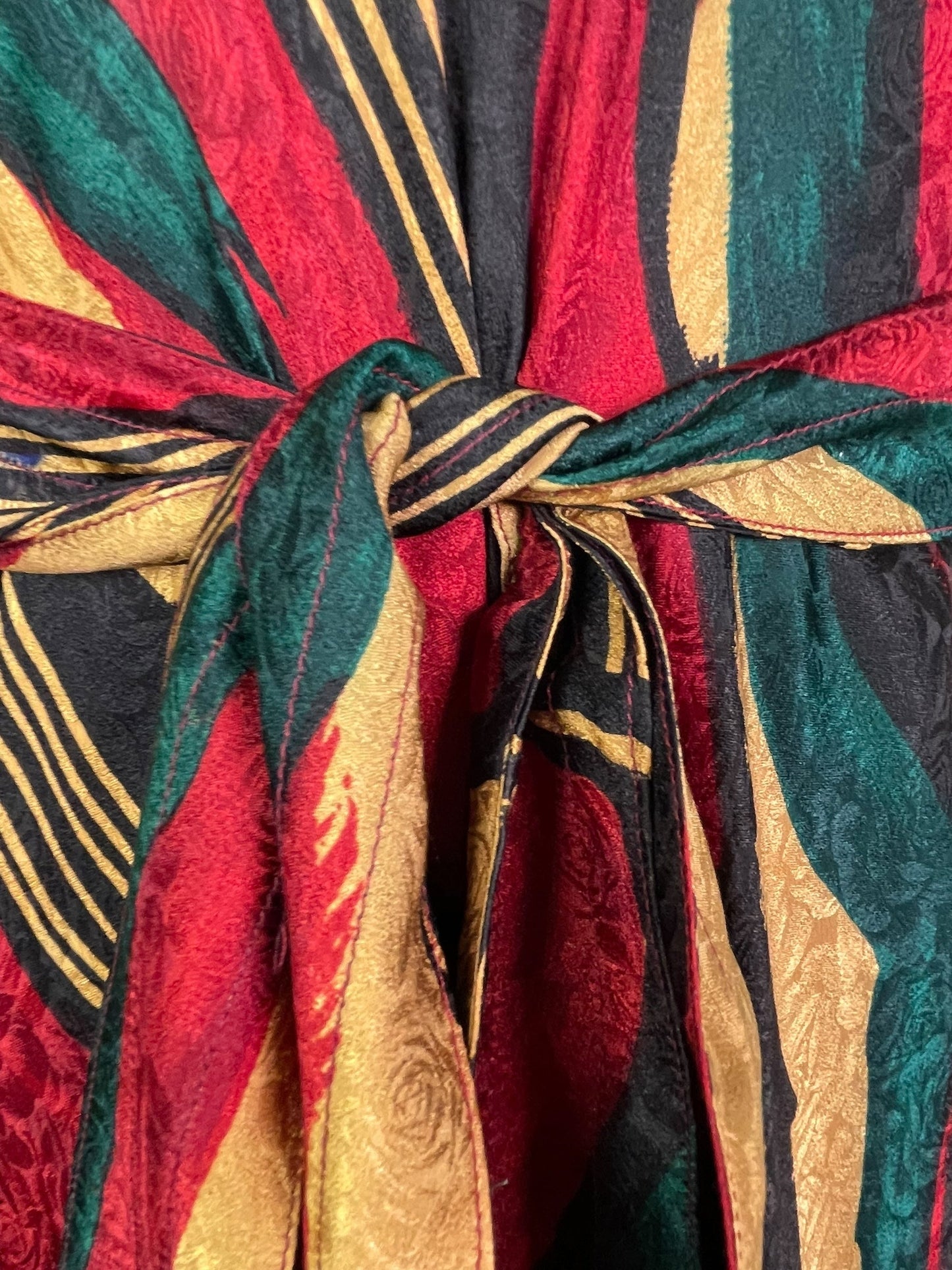 PRC7762 Avatar Pure Silk Maxi Dress with Belt