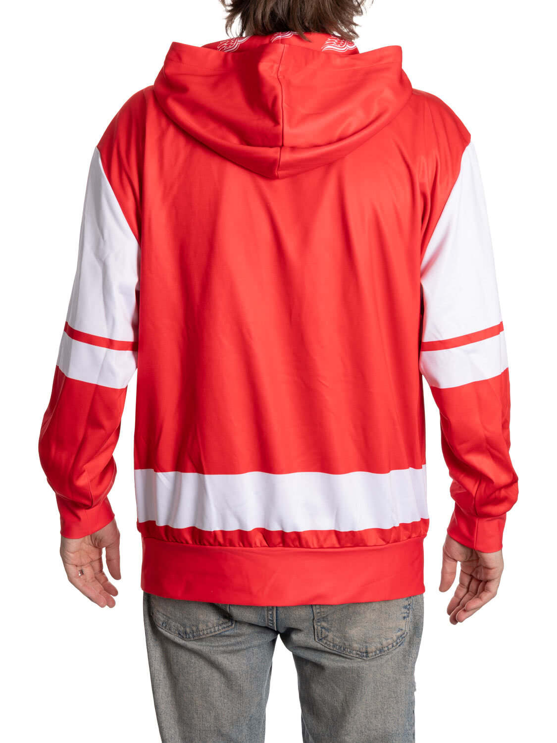 Detroit Red Wings Hockey Lace Hoodie