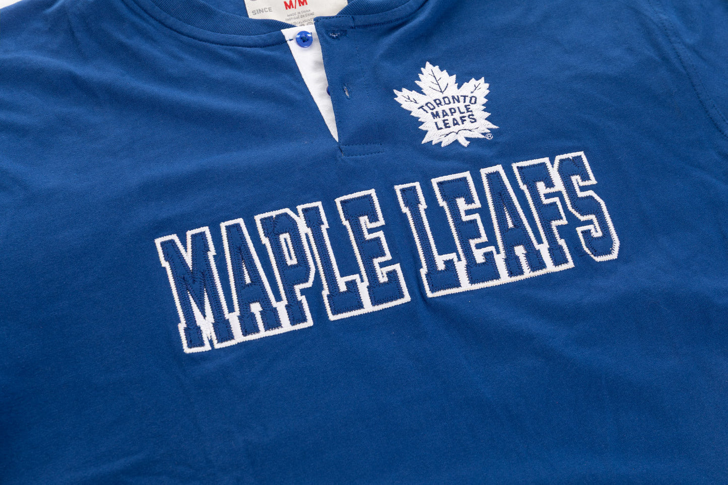 Toronto Maple Leafs Long Sleeve Henley