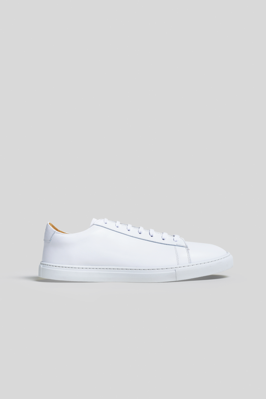 White Calfskin Città Sneaker