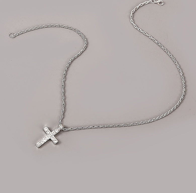 Cross Pendant Necklaces For Women Men Punk Hiphop