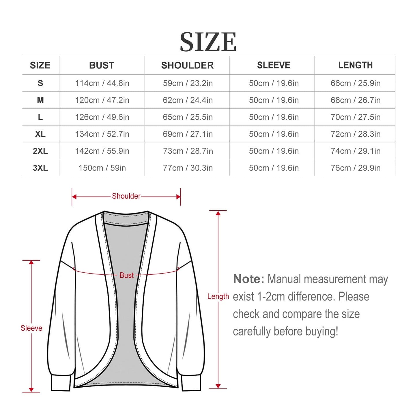 OG X-MAS Drop Shoulder Cardigan