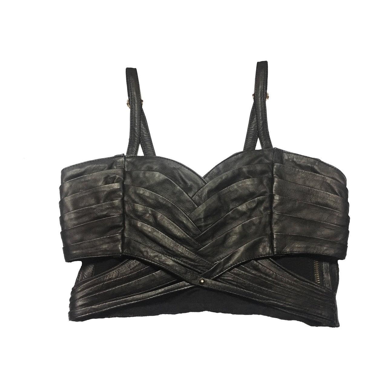 LEATHER BUSTIER