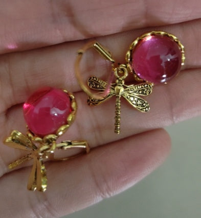 Fashion Jewelry Women's Earrings Hanging Vintage Dragonfly Pendant Earring