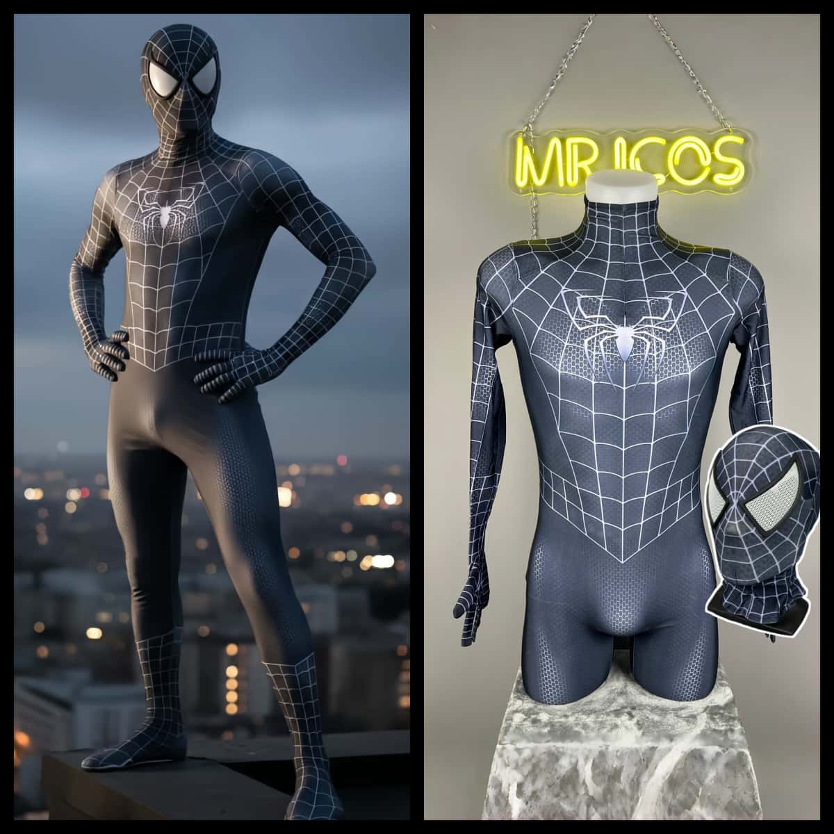 [Inventory Clearance] Super Hero Spider Cosplay Full Bodysuit Halloween Costume Zentai