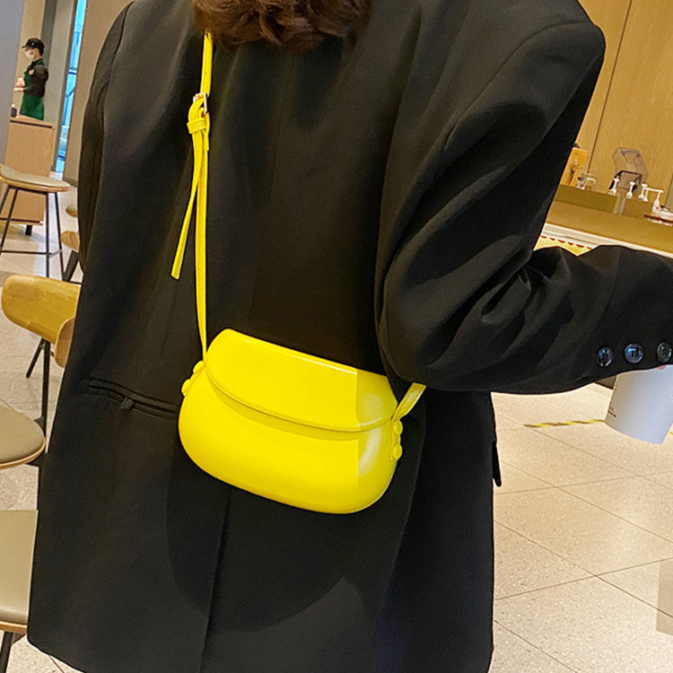 Candy Color Cute Shell Bag Ins Fashion Saddle Bags