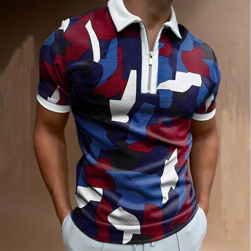 Men's Polo Shirt Men Solid Polo Shirts