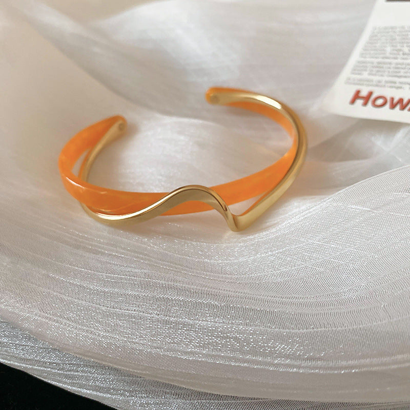 Metal White Shellfish Plate Bracelet For Women