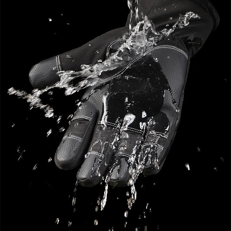Opened-Finger Gloves Touchscreen Unisex Waterproof Windproof Warm Winter Gloves