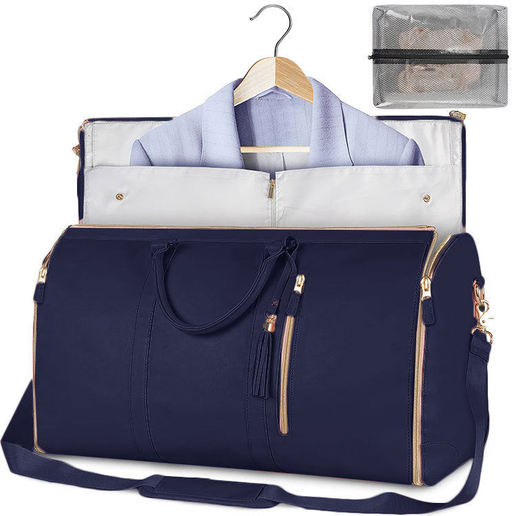 Large Capacity Travel Duffle Bag Women's Handbag Folding Suit