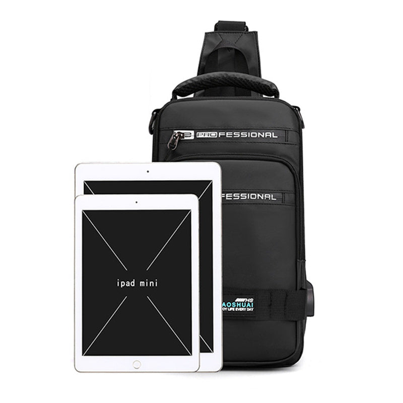 Multifunction Bags For Men Nylon Backpack Crossbody Shoulder Bag