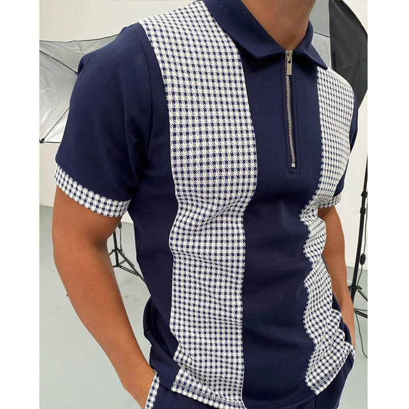 Men's Polo Shirt Men Solid Polo Shirts