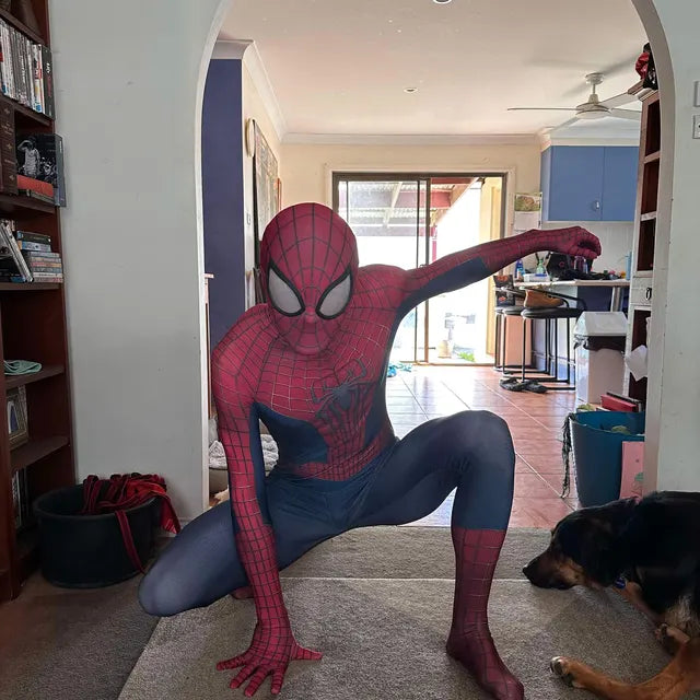 [Inventory Clearance] Super Hero Amazing Spider Cosplay Full Bodysuit Halloween Costume Zentai