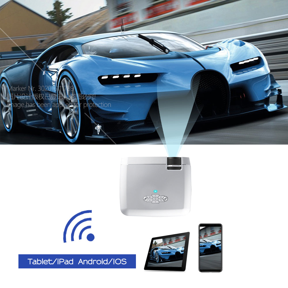 AUAtmosphere Light Humidifier Candlelight Aroma DiffuserN mini projecteur LED D40W