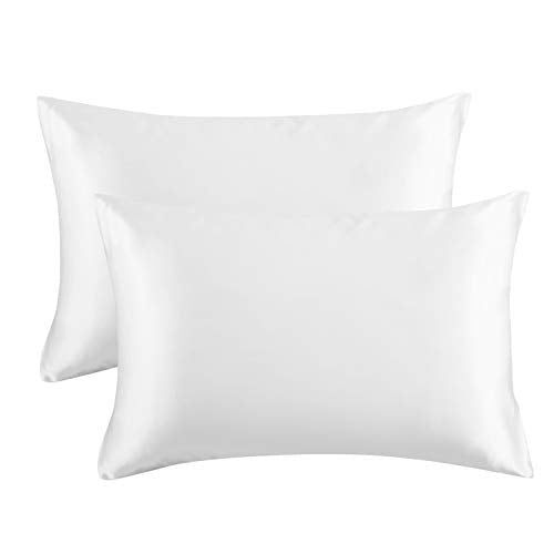 Bedsure Satin Pillow Cases 2 Pack Queen -