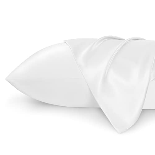 Bedsure Satin Pillow Cases 2 Pack Queen -
