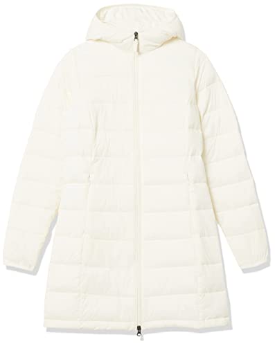 Amazon Essentials Women's Lightweight Water-Resistant Hooded Puffer Coat (Available in Plus Size), Black, Large