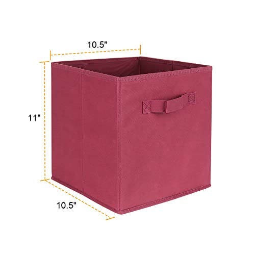 6-Pack Foldable Storage Bins Organiser Cube Boxes