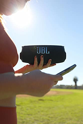 JBL Charge 5 Portable Bluetooth Speaker with Deep Bass, IP67 Waterproof and Dustproof, Up To 20 Hours of Playtime, Built-in Powerbank - Black