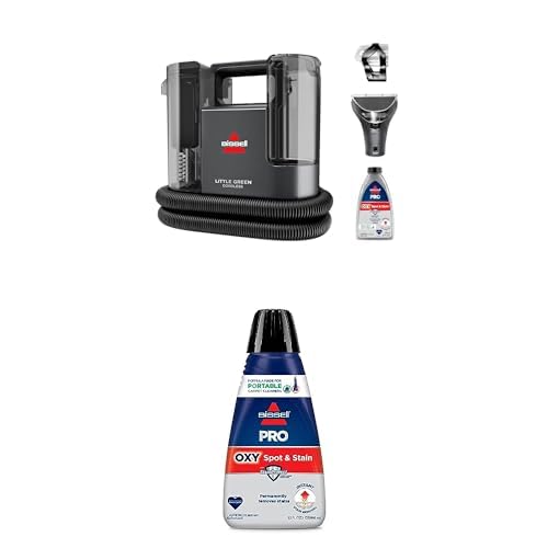 BISSELL Little Green Multi-Purpose Portable Carpet and Upholstery Cleaner, Car and Auto Detailer, with Exclusive Specialty Tools, Green, 1400B