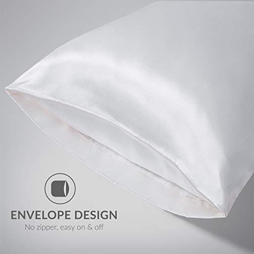 Bedsure Satin Pillow Cases 2 Pack Queen -