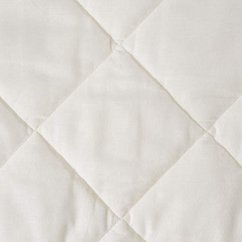 Welhome Soft Finish 100% Cotton Percale Sheet | 4 Piece Set | Full Size | White |