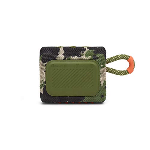 JBL Go 3: Portable Speaker with Bluetooth, Built-in Battery, Waterproof and Dustproof Feature Black