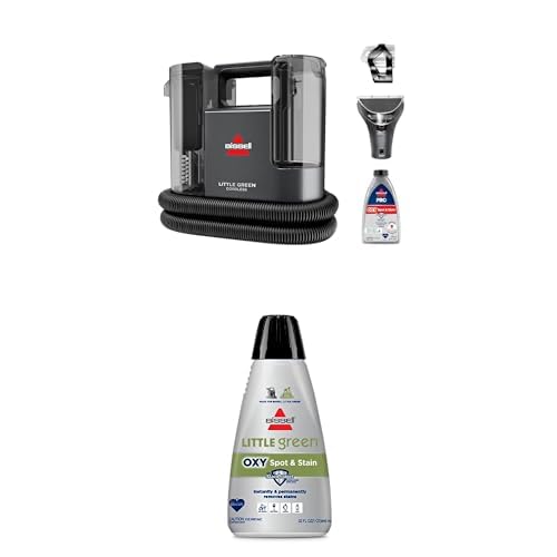 BISSELL Little Green Multi-Purpose Portable Carpet and Upholstery Cleaner, Car and Auto Detailer, with Exclusive Specialty Tools, Green, 1400B