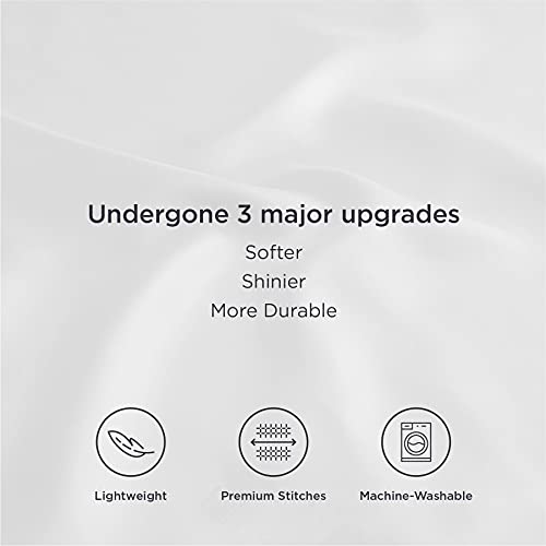 Bedsure Satin Pillow Cases 2 Pack Queen -