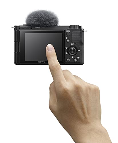 Sony Alpha ZV-E10 - APS-C Interchangeable Lens Mirrorless Vlog Camera Kit - White