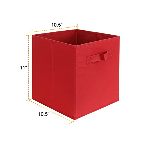 6-Pack Foldable Storage Bins Organiser Cube Boxes