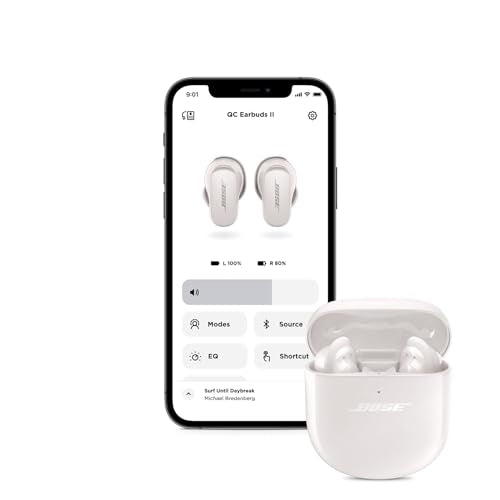 Bose QuietComfort Earbuds II, Wireless, Bluetooth, Proprietary Active Noise Cancelling Technology In-Ear Headphones with Personalized Noise Cancellation & Sound, Triple Black