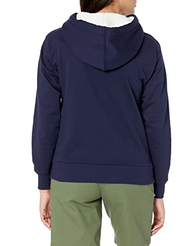 GAP womens Logo Sherpa Lined Hood Sweatshirt, Holiday Green, XX-Small US