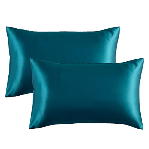 Bedsure Satin Pillow Cases 2 Pack Queen -