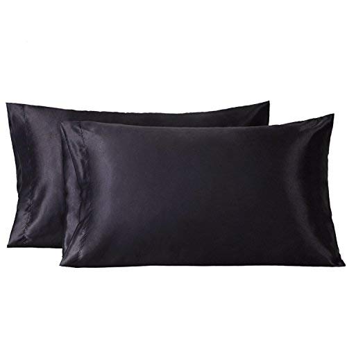 Bedsure Satin Pillow Cases 2 Pack Queen -