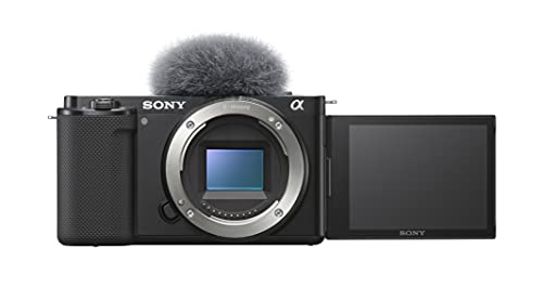Sony Alpha ZV-E10 - APS-C Interchangeable Lens Mirrorless Vlog Camera Kit - White