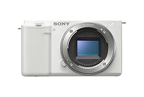 Sony Alpha ZV-E10 - APS-C Interchangeable Lens Mirrorless Vlog Camera Kit - White