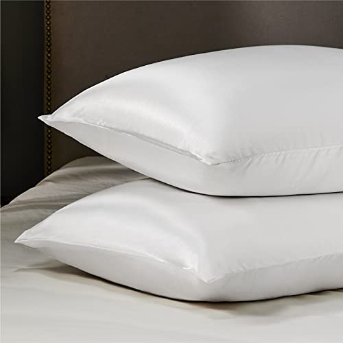 Bedsure Satin Pillow Cases 2 Pack Queen -