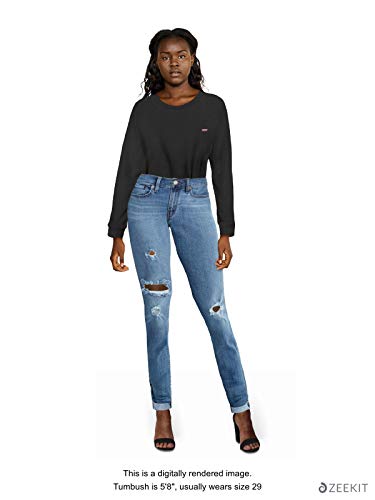 Levi's Women's New Boyfriend Jeans (Standard and Plus), Hawaii Blue (Waterless), 27