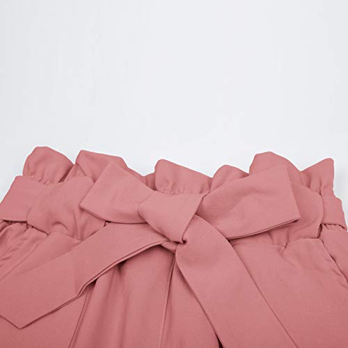 GRACE KARIN Womens Casual High Waist Pencil Pants with Bow-Knot Pockets for Work, Black, XX-Large