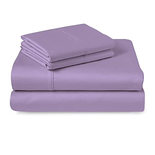 Pizuna 400 Thread Count Cotton Full-Size-Bed-Sheets-Set,
