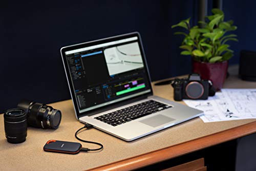 SanDisk 2TB Extreme PRO Portable SSD - Up to 2000MB/s - USB-C, USB 3.2 Gen 2x2 - External Solid State Drive - SDSSDE81-2T00-G25