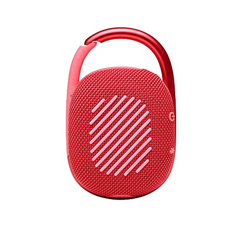 JBL Clip 4 - Portable Mini Bluetooth Speaker, Big Audio and Punchy bass, Integrated Carabiner, IP67 Waterproof and dustproof, 10 Hours of Playtime, Speaker for Home, Outdoor and Travel - (Blue)